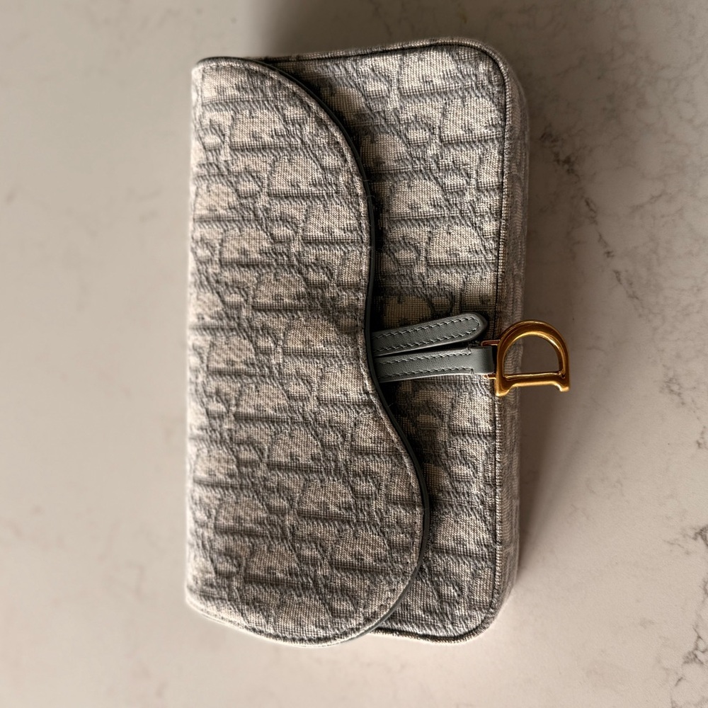 Christian Dior Saddle Clutch Handbag